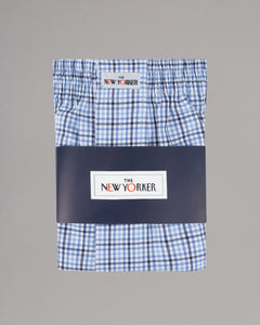 Checked boxer shorts